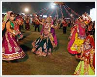 Garba is the city's largest festival
